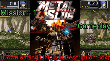 Metal Slug 4 for touch screen JAVA mobile phone Gameplay (Mission 1)
