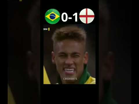 Brazil vs Inggris Ronaldinho syok#footballshorts #youtubeshorts #shorts