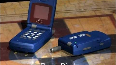 MAE377: Cellphone Advanced Rendering in Pro/Engineer 01 (Fall 2009)