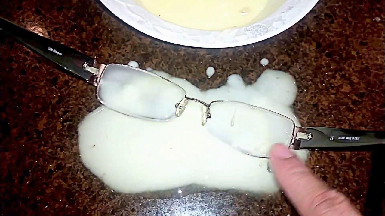 Removing Scratches From Eyeglasses With Fresh Lemon Juice + Baking Soda