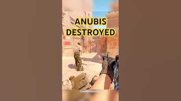 AK47 WRECKING ENEMIES ON ANUBIS 😈 #cs2 #кс2 #csgoskins