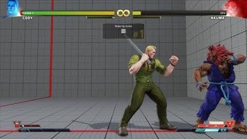 STREET FIGHTER 5 Wake Up Jab Stun Combo - V trigger 2