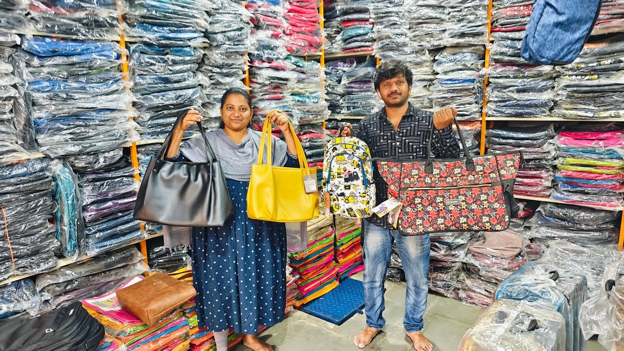 80Rs Chickpet Bangalore Wholesale Bags Manufacturers/All Type Tolly,College,School Etc Bags/Shopping