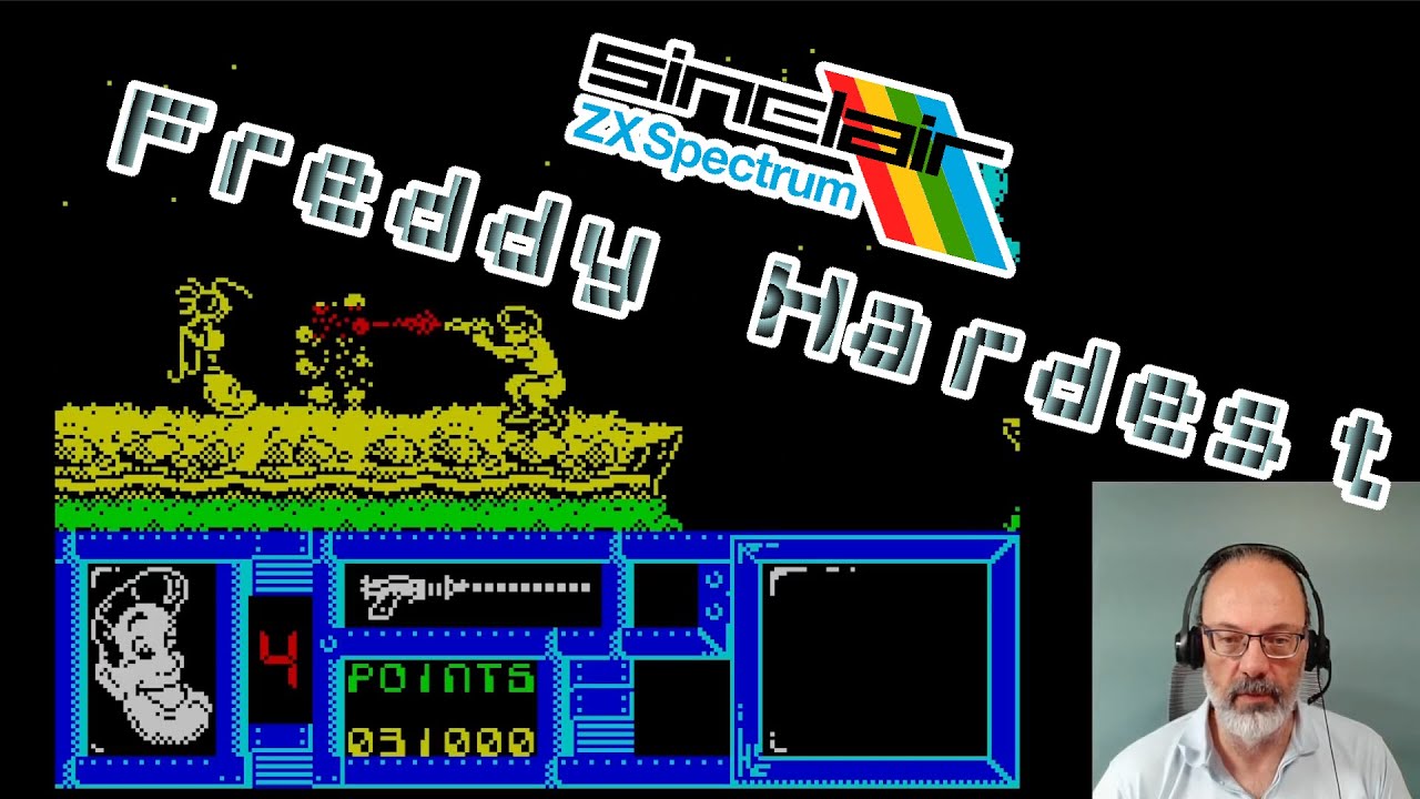 ZX Spectrum Game Play, Freddy Hardest