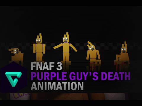Five Nights At Freddys 3 Purple Guys Death Animation Youtube 