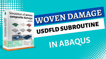 Woven composite damage using USDFLD subroutine-DEMO | How to simulate woven damage?