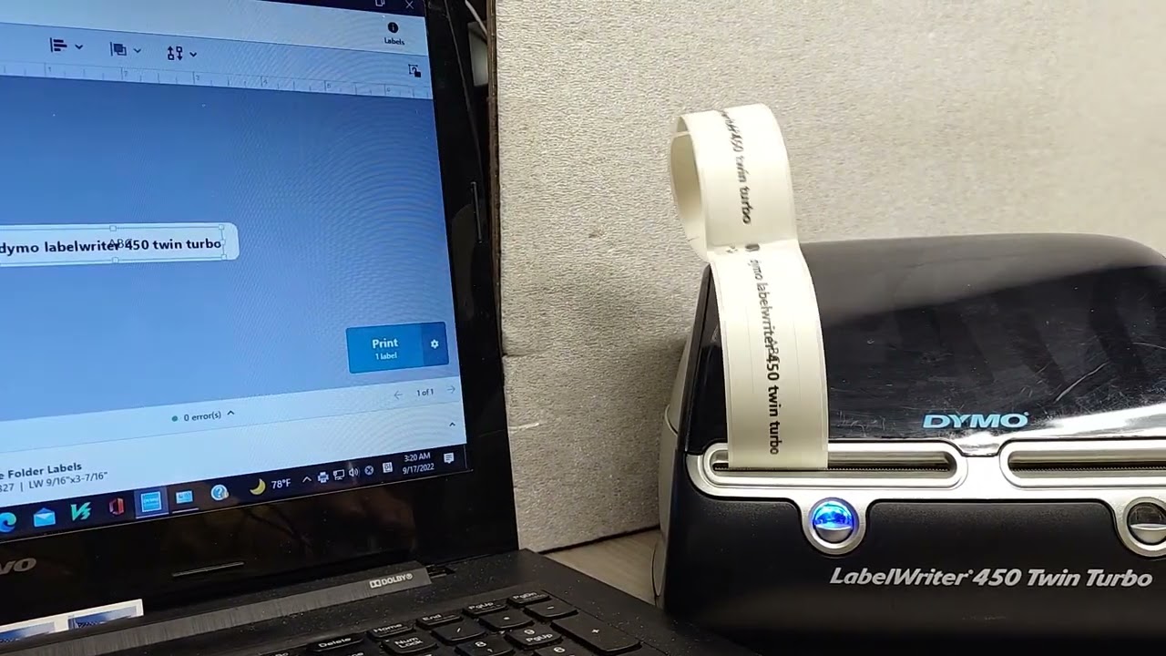 Dymo LabelWriter 450 Twin Turbo Label Thermal Printer