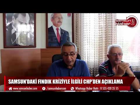 Samsun'daki fındık kriziyle ilgili CHP'den açıklama