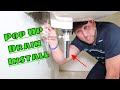 How To Replace A Pop Up basin Drain
