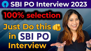 SBI PO Interview Preparation Tips | freshers | Bank PO Interview First Attempt | Introduction Hindi