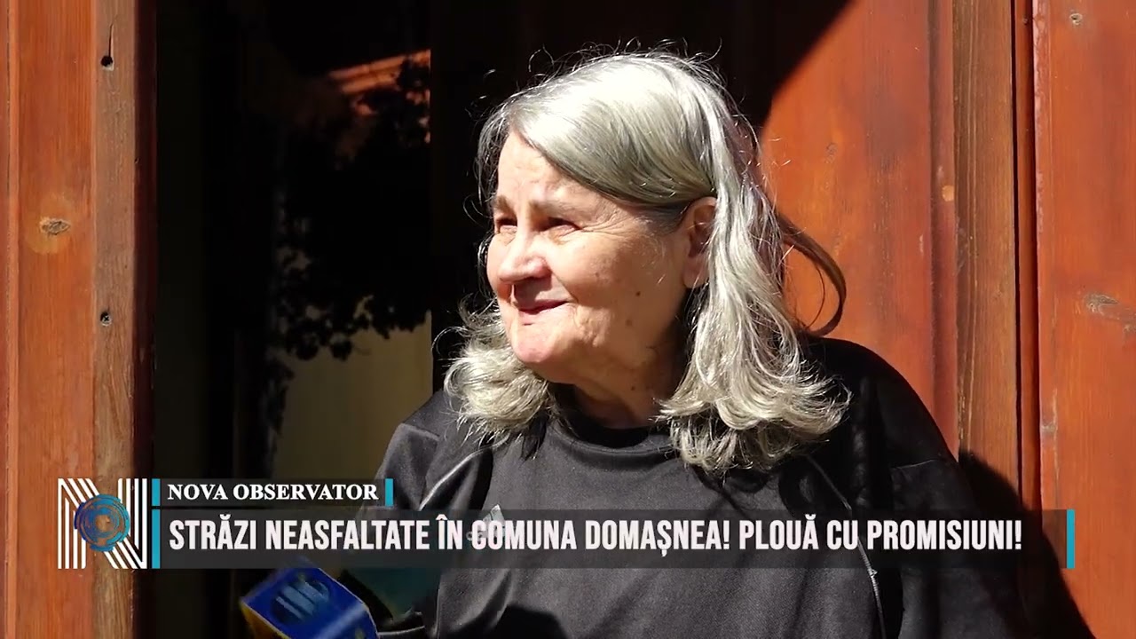STRĂZI NEASFALTATE ÎN COMUNA DOMAȘNEA! PLOUĂ CU PROMISIUNI! STRĂZI NEASFALTATE ÎN COMUNA DOMAȘNEA! PLOUĂ CU PROMISIUNI!