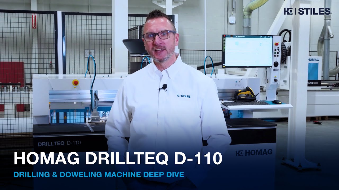HOMAG DRILLTEQ D-110 Drilling & Doweling Machine Deep Dive | Stiles Machinery