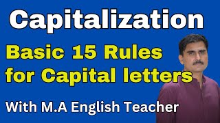 Basic Rules for Capital letter in sentence | 15 Rules for Capitalization | Part-1 Hindi/Urdu. Net Worth
