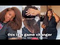 THIS IS A GAME CHANGER | Long Knotless Braids With Skunk Stripe + Parting Tricks