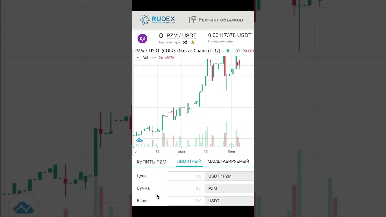 Децентрализованная биржа Rudex
