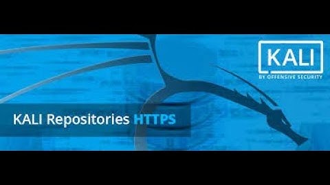 Editing sources.list On kali code is in description