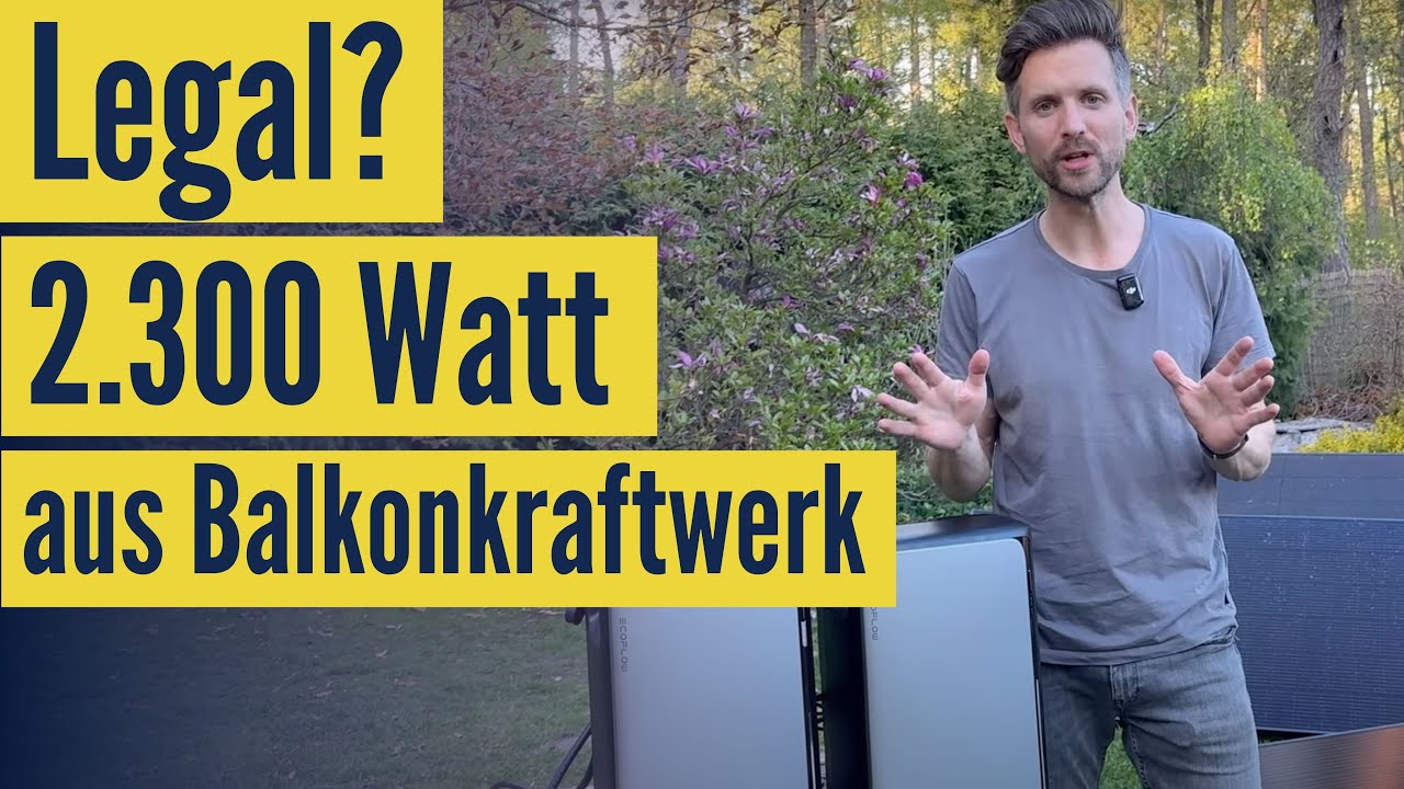 Balkonkraftwerk mit 2.300 Watt – EcoFlow STREAM im Test – auf YouTube ansehen