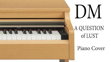 Depeche mode a question of lust piano cover