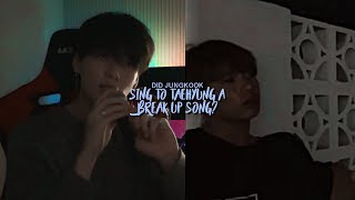 Taekook communicate through songs?