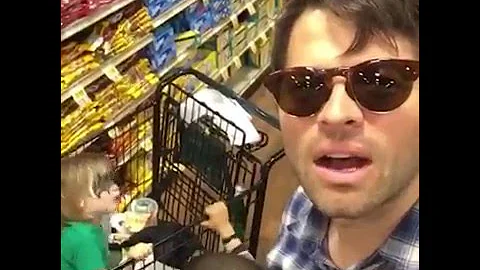 Misha Collins, West, Maison and Vicki Vantoch