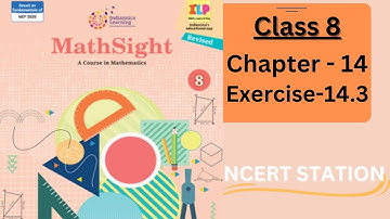 Mathsight Class 8 Chapter 14 Exercise 14.3 || Data Handling  || Mathsight