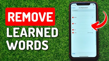 How To Remove Learned Words From iPhone Keyboard
