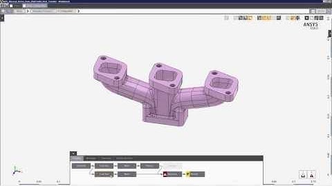 ANSYS AIM: Thermal Stress from a Fluid-Solid Heat Transfer Solution