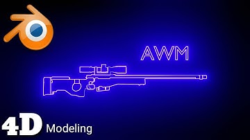 PUBG AWM Modeling  On Blender/How to Modeling Awm Blender 2.81 *Day Sun* #AwmPubgModelingTutorial