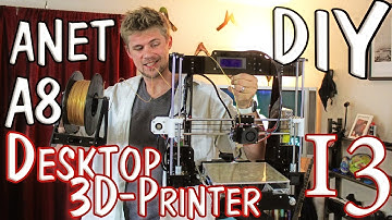 ✔ Anet A8 Desktop 3D Printer Prusa i3 DIY Kit - QUICK REVIEW!