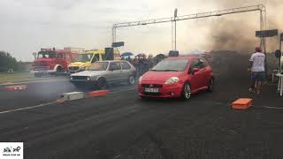 VW Golf 1 1.9 TDI vs Fiat Grande Punto 1.9 JTD tuning - extreme diesel tuning 