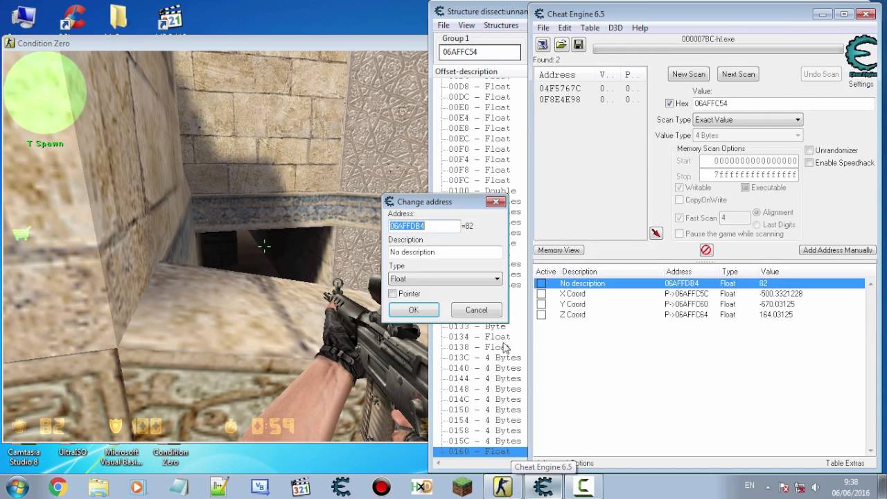 Counter Strike Condition Zero - Cheat Engine 