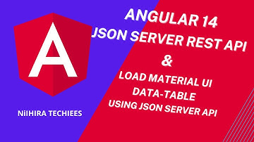 JSON Server REST API in Angular 14 | load Material UI data table using JSON Server rest API data