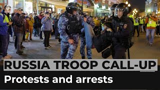Russia: Protests, arrests & sold-out flights as mobilisation begins