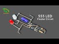 How to Make an LED Flasher Circuit with 555 Timer IC | RK Electronics Karachi