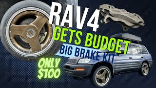 Toyota Rav4 Gets $100 Junkyard Big Brake Upgrade 3sgte Swapped 1994-2000