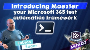 Introducing Maester your Microsoft 365 test automation framework - Fabian Bader - PSConfEU 2024