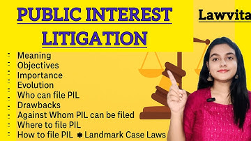Public Interest Litigation Complete Lecture with Notes Lawvita