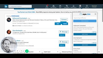 Prospecting LinkedIn with Agile CRM Automation