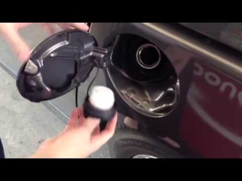 Gas Cap Holder on Honda Odyssey - YouTube