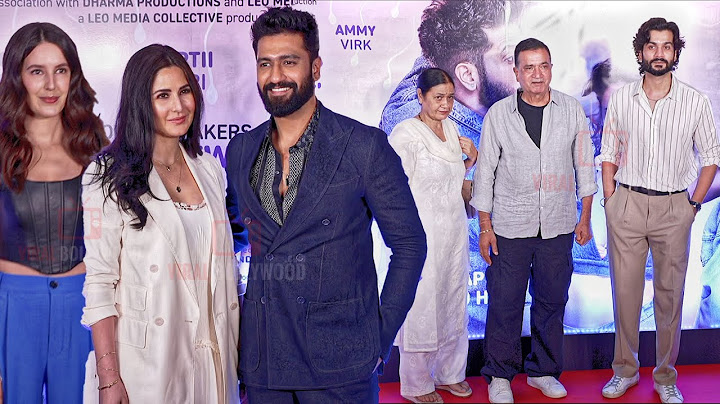 Katrina Kaif, Vicky Kaushal and Family, Isabelle Kaif arrives at Bad Newz Grand Premiere