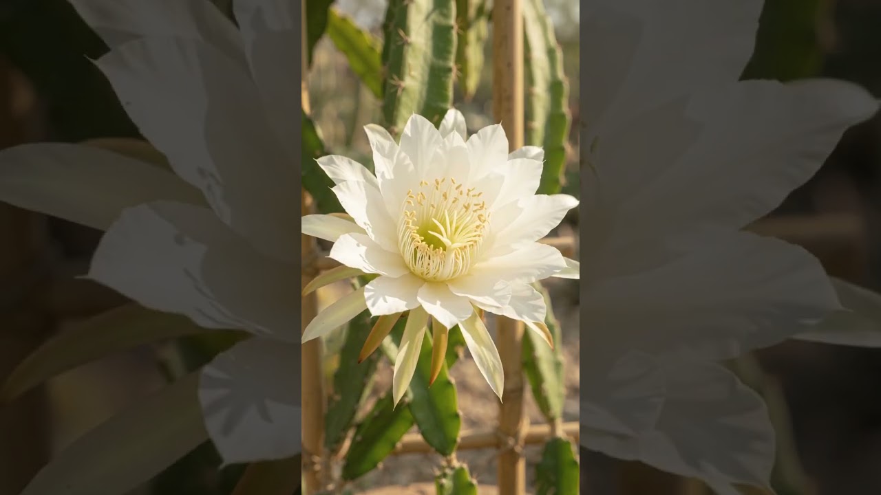 Planting dragon fruit seed time #plants #garden #gardening #nature #cactus #mushroom #satisfying