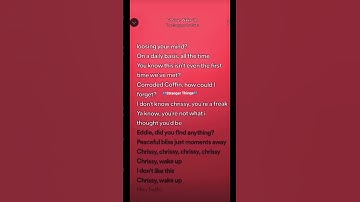 Thumbnail of CHRISSY WAKE UP song #chrissywakeup #foryou #shorts #strangerthings