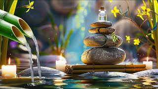 Bamboo Water Fountain 24/7🌿Beautiful Piano Music, Deep Sleep Music, Nature Sounds, Meditation, Spa