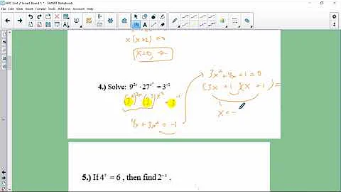 Exponential Equations Video #1