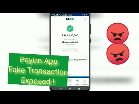 Paytm Fake Transaction App Exposed || Paytm Unlimited ...