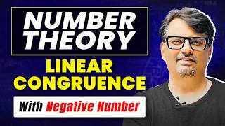 Number Theory | Linear Congruence With Negative Number | Concept & Example By GP Sir