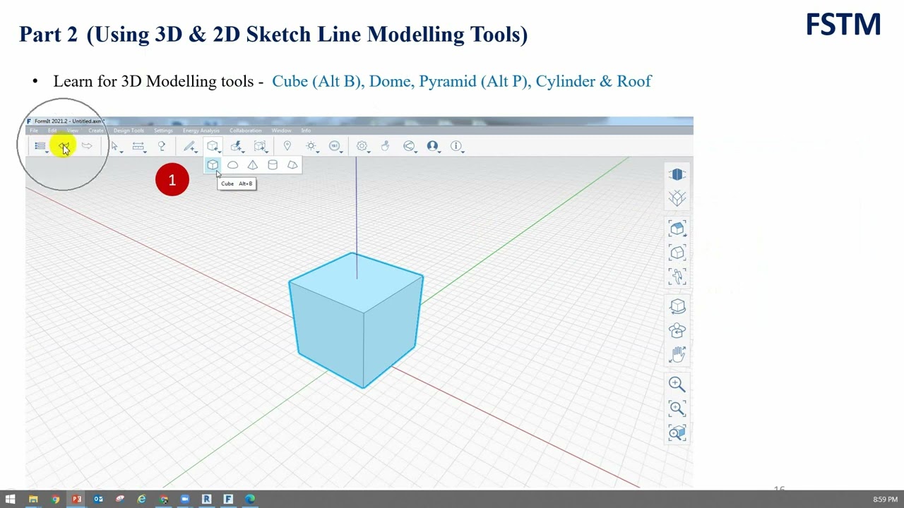 Autodesk Formit Software_Part 2 (User Interface)