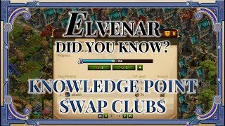 Elvenar -  Did You Know?  KP Swap Clubs