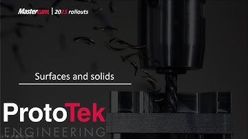 Surfaces and Solids - Mastercam 2023 Rollout Video