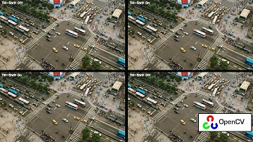 Python OpenCV Tilt-Shift Effect On Webcam